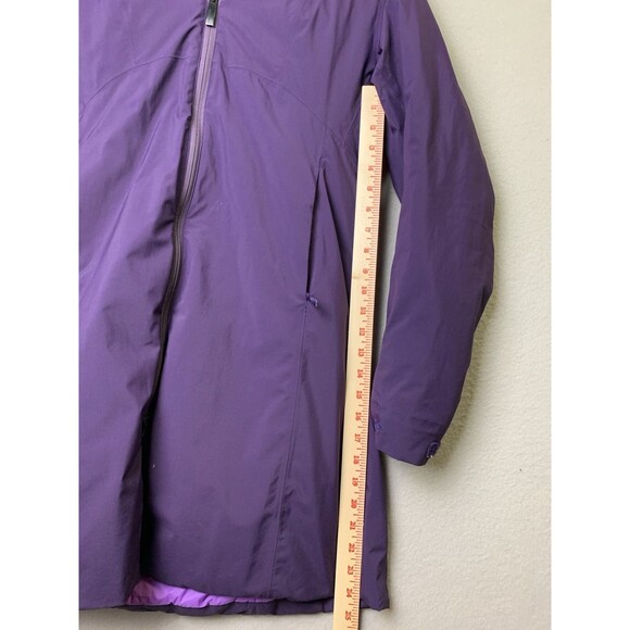 Arcteryx Sylva Gore Women's Size Large Purple Parka Windstopper Jacket - Picture 10 of 11